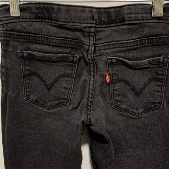 Comfortable Levi's Kids Black Jeans. Size M(8/10) - Picture 5 of 6
